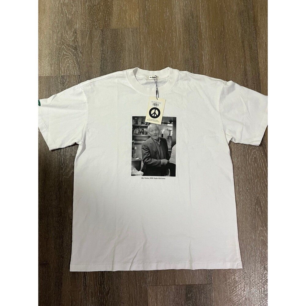 Madhappy Madeo Restaurant Menβs Graphic Tee White Size Large NWT